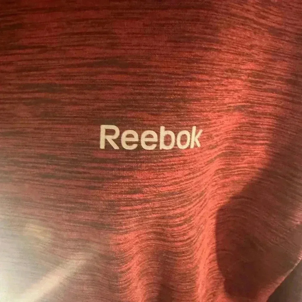 Reebok Red Quarter-Zip Pullover